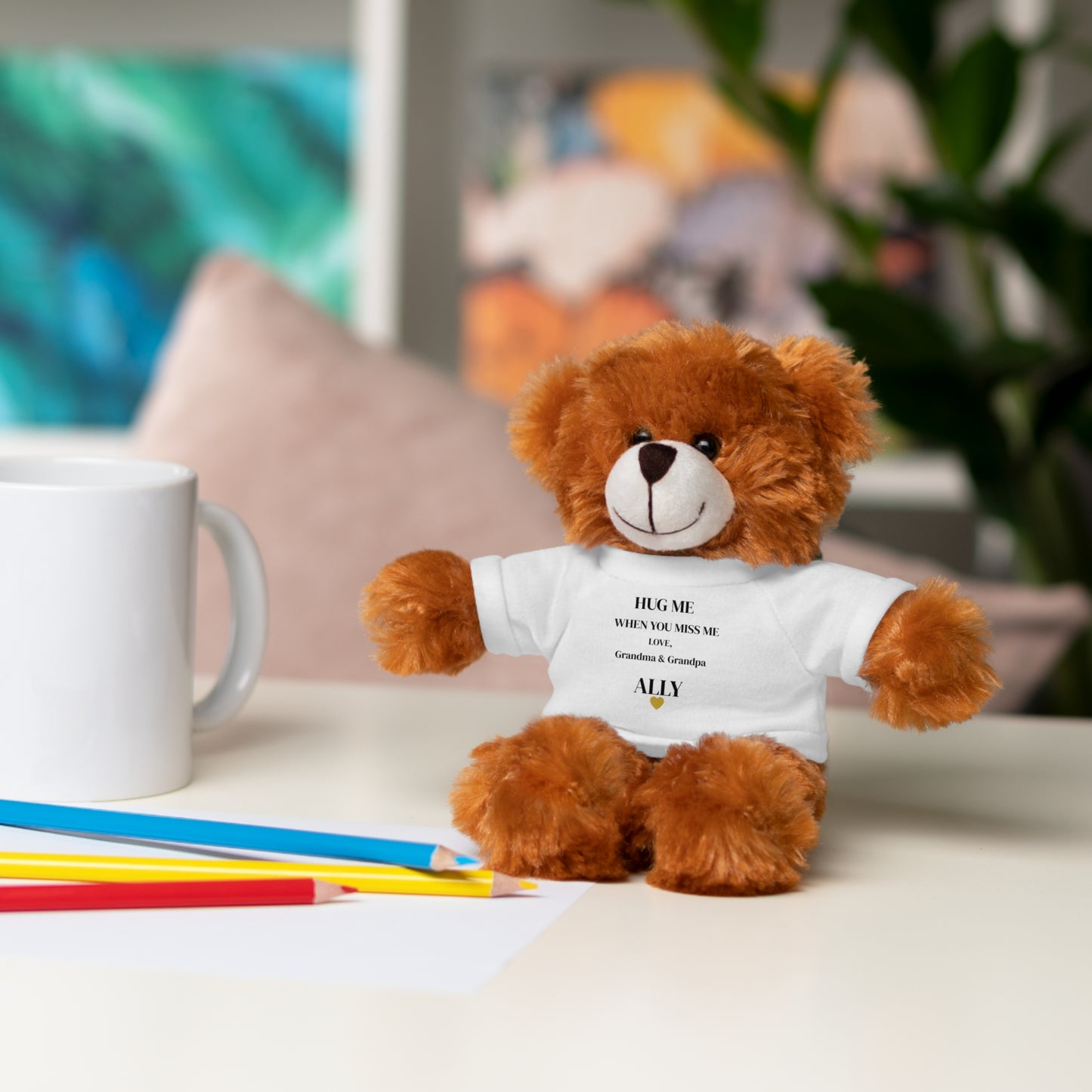 Hugs That Last — Personalized Grandchild Keepsake Bear