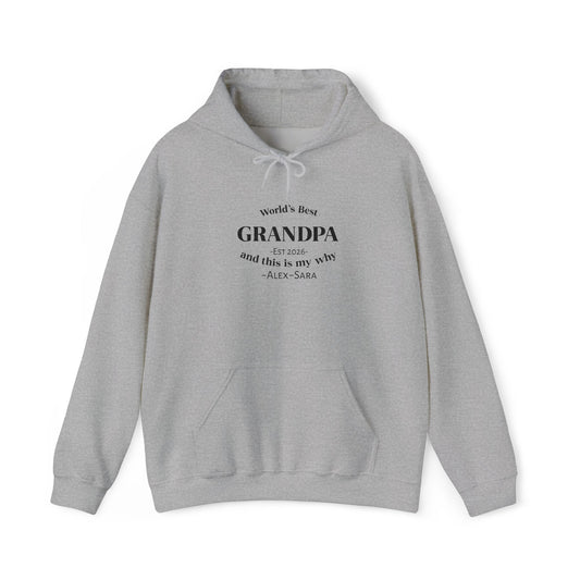 Personalized World's Best Grandpa Hoodie
