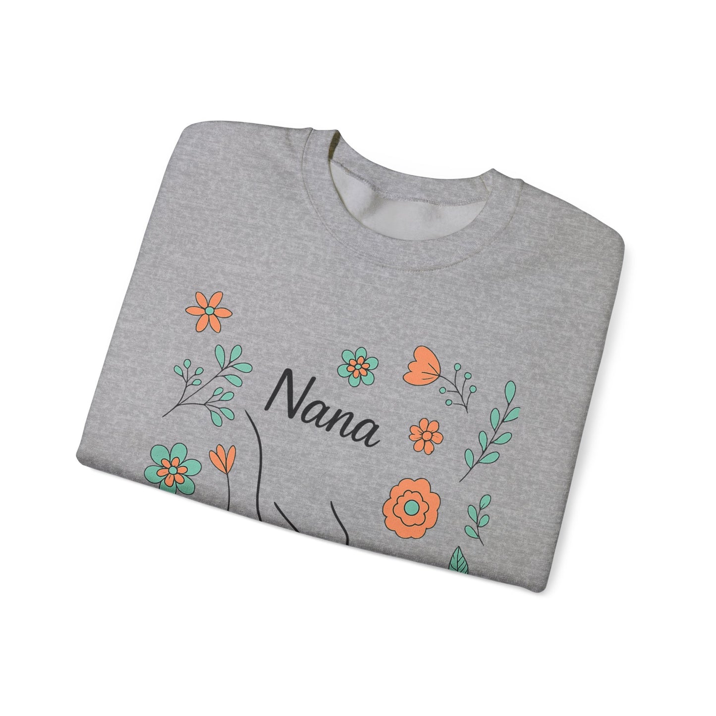 Where Love Lives — Personalized Family Names Keepsake Floral Sweatshirt