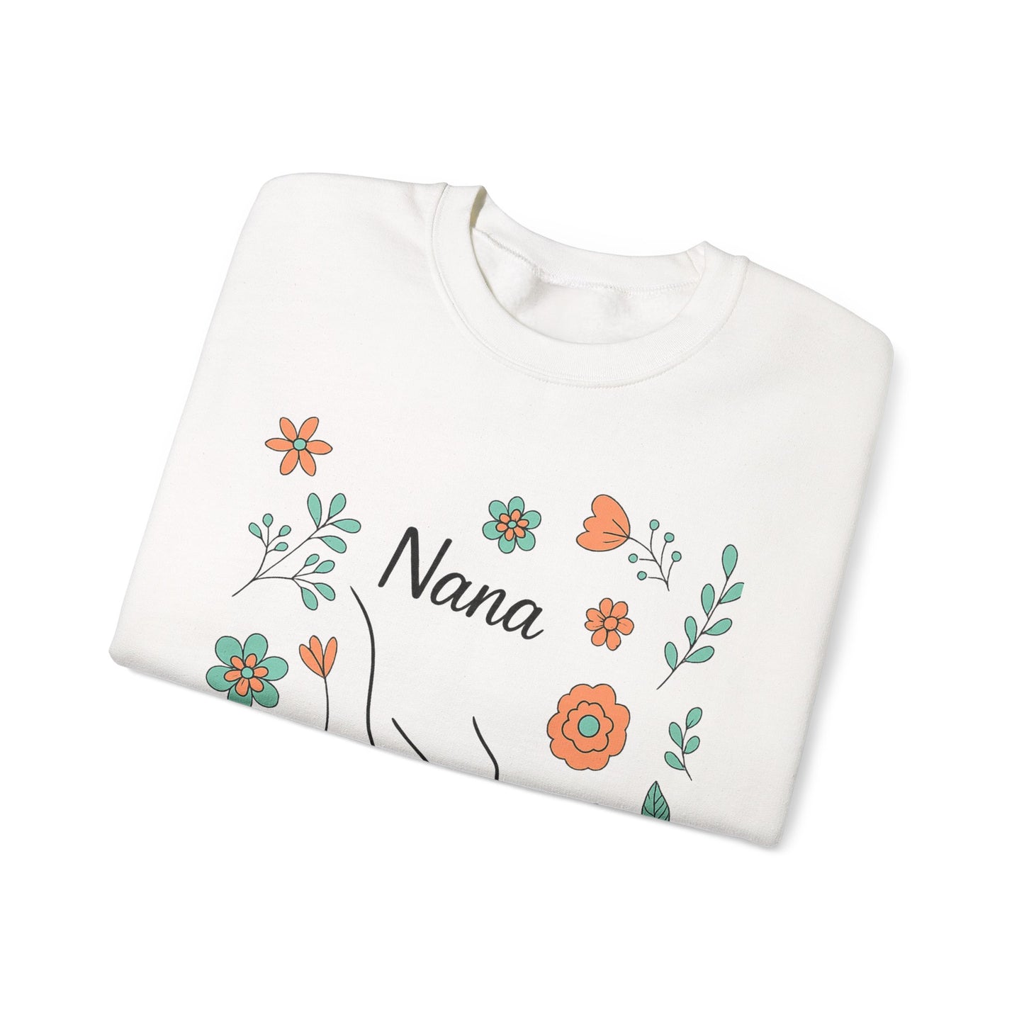 Where Love Lives — Personalized Family Names Keepsake Floral Sweatshirt