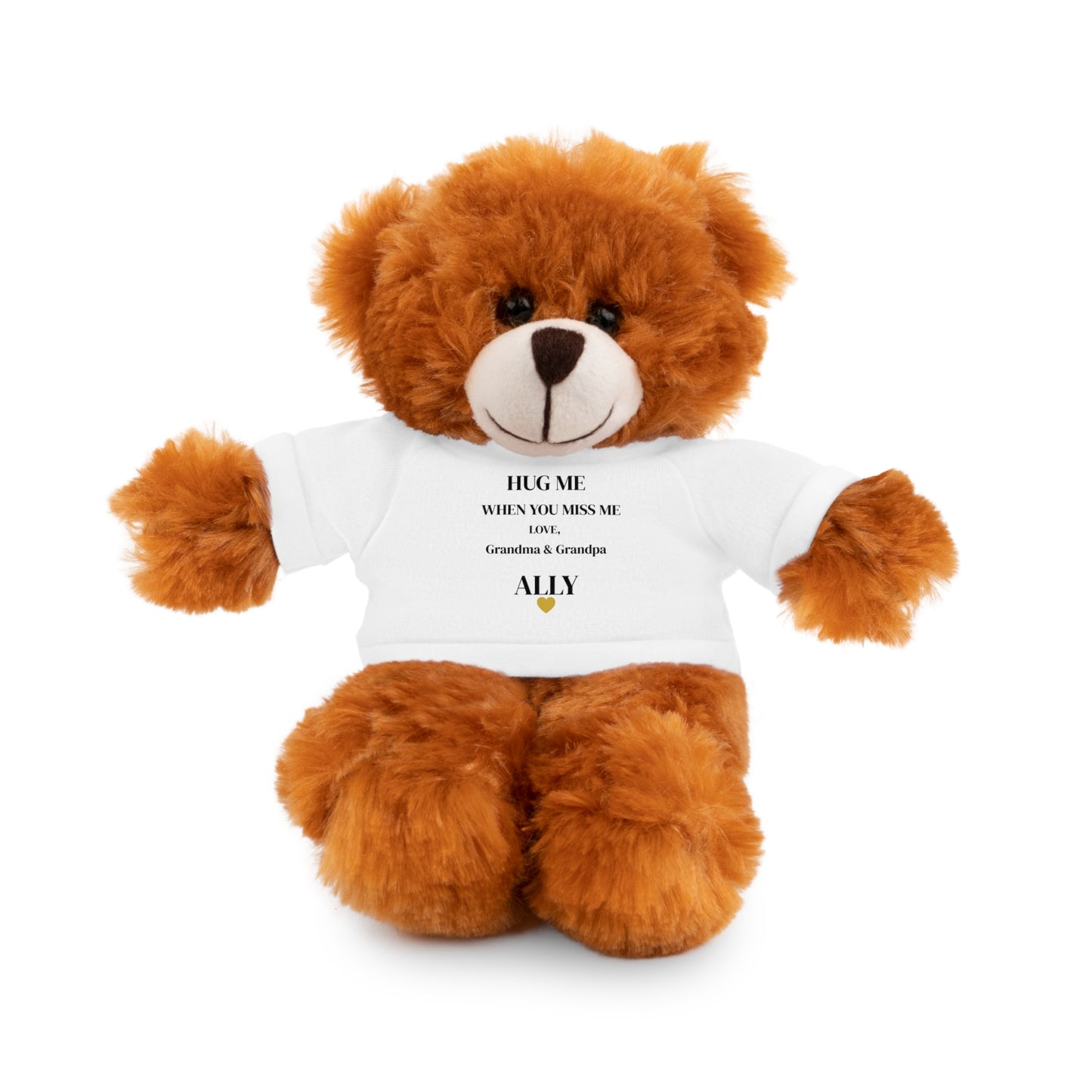 Hugs That Last — Personalized Grandchild Keepsake Bear