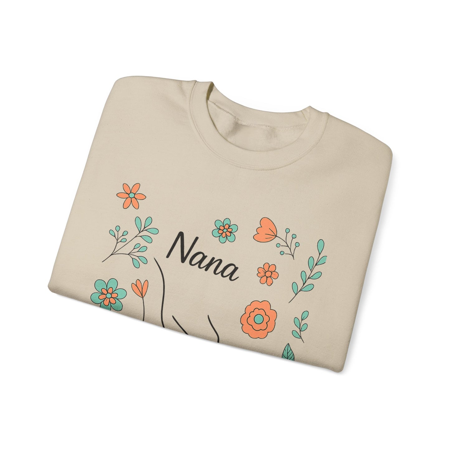 Where Love Lives — Personalized Family Names Keepsake Floral Sweatshirt