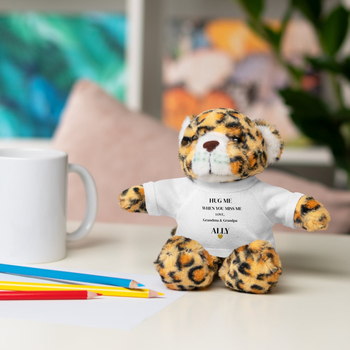 Hugs That Last — Personalized Grandchild Keepsake Bear