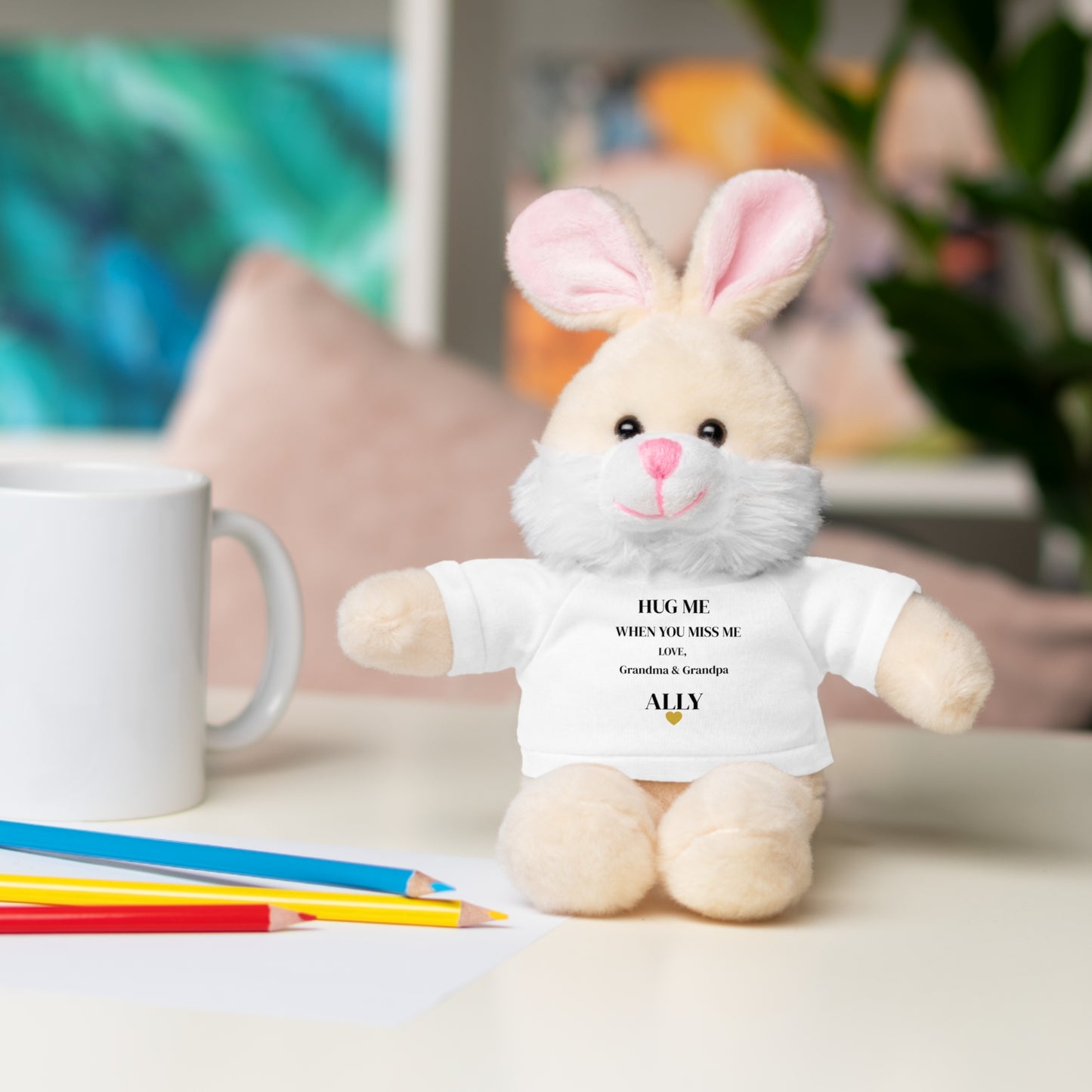 Hugs That Last — Personalized Grandchild Keepsake Bear