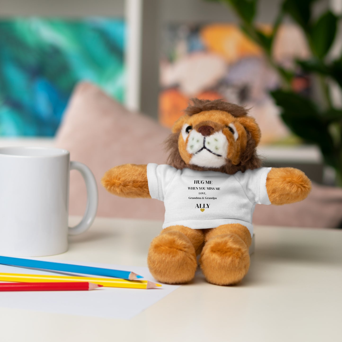 Hugs That Last — Personalized Grandchild Keepsake Bear