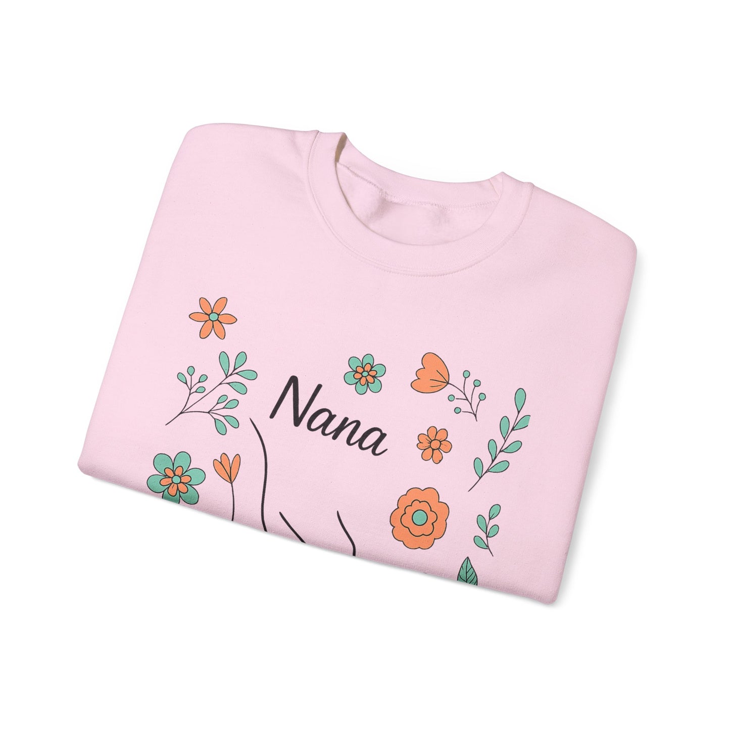 Where Love Lives — Personalized Family Names Keepsake Floral Sweatshirt