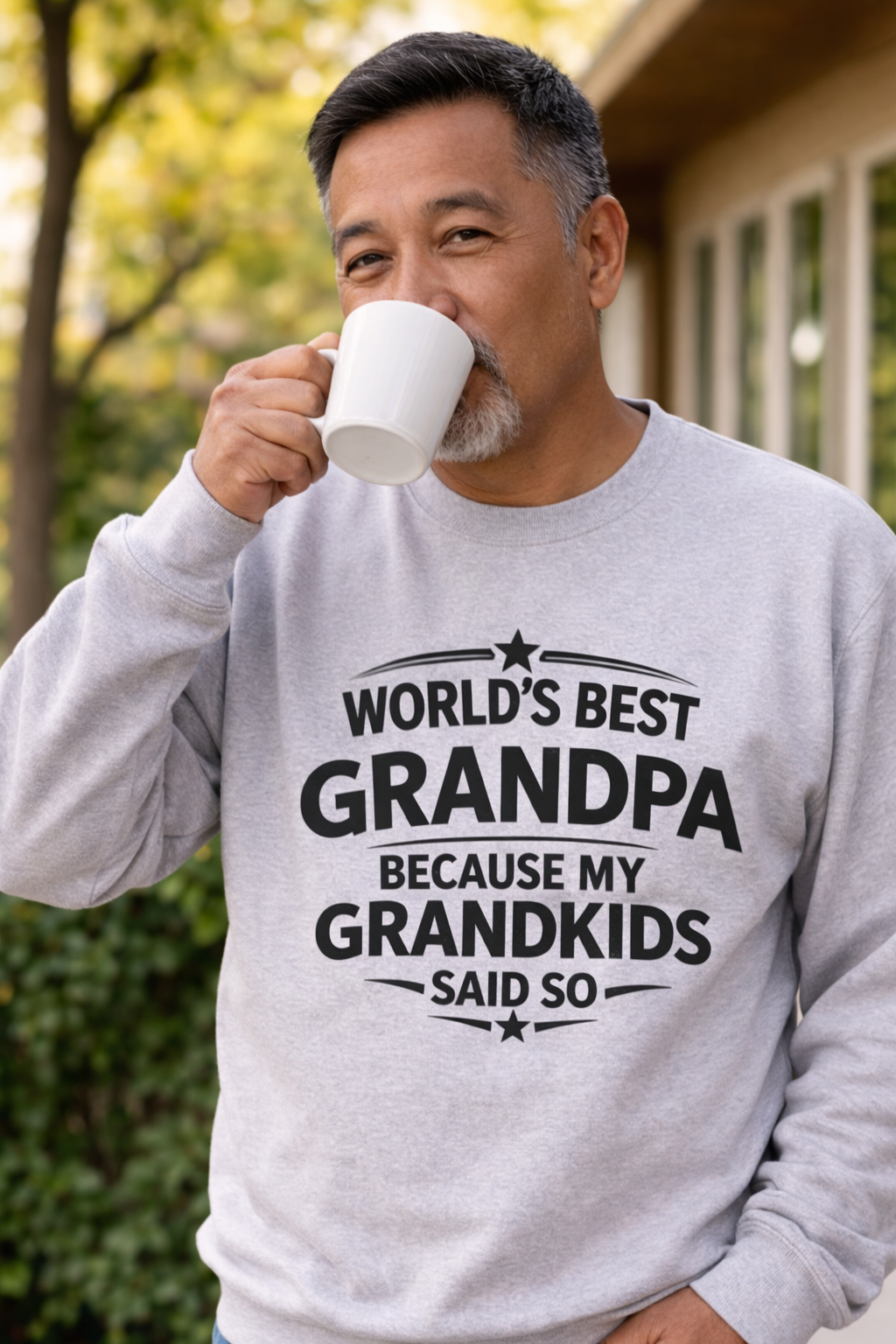 World’s Best Grandpa — Comfort Tee, Sweatshirt or Hoodie