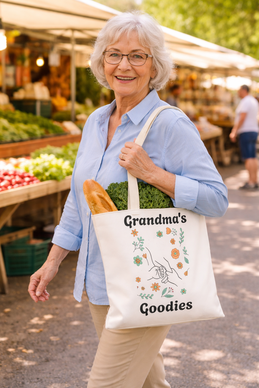 Carry the Love — Personalized Grandparent Keepsake Tote