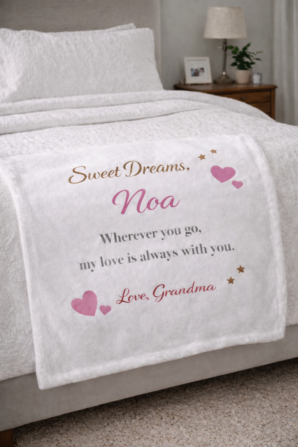 Sweet Dreams™ – Personalized Legacy Blanket for Grandchildren