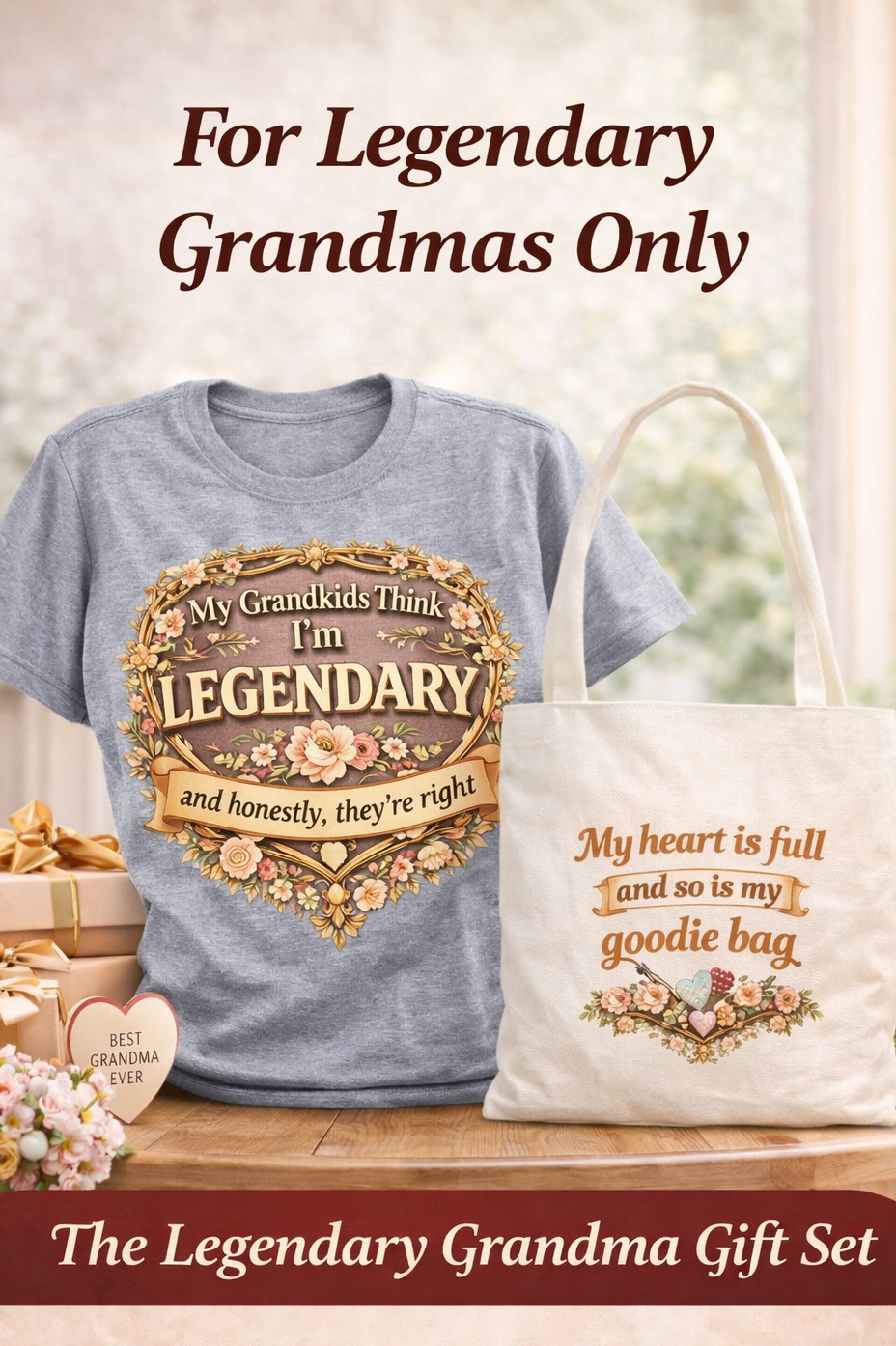 The Legendary Grandma Gift Set – A Little Something Extra, Filled With Love