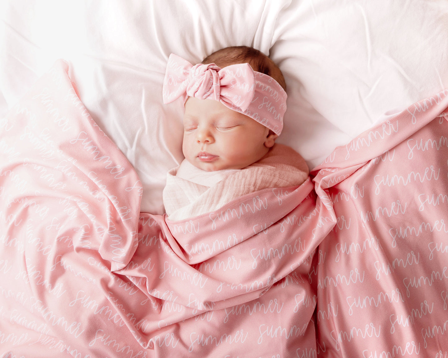 Welcome to the World Personalized Swaddle - Sweet Dreams Collection